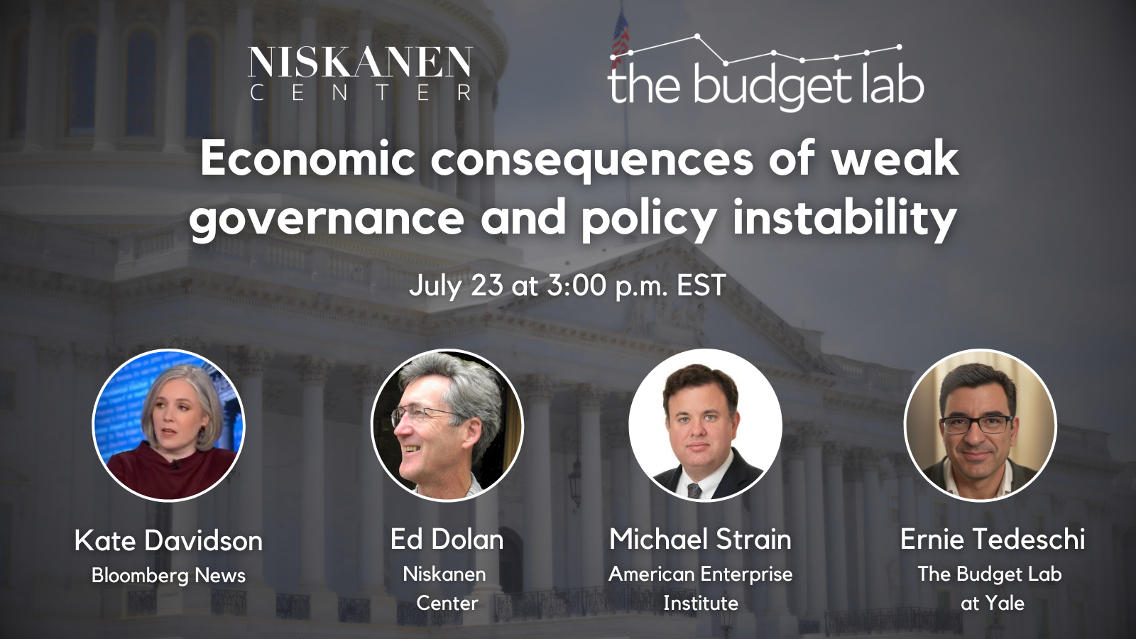 Budget Lab Niskanen Webinar Poster