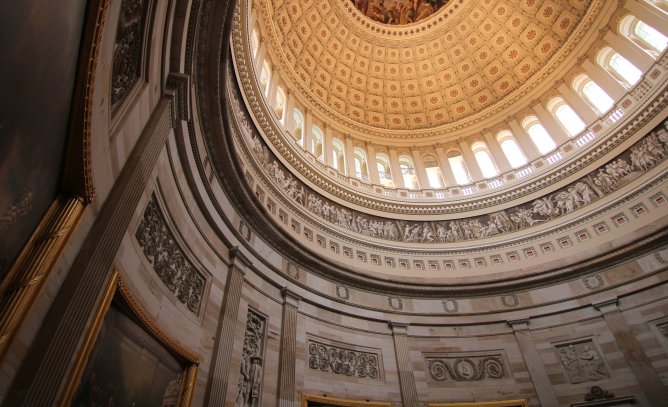 US Capitol Rotunda Dome Interior
