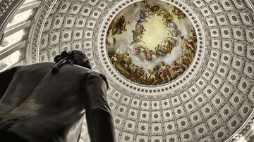 Interior of US Capitol dome